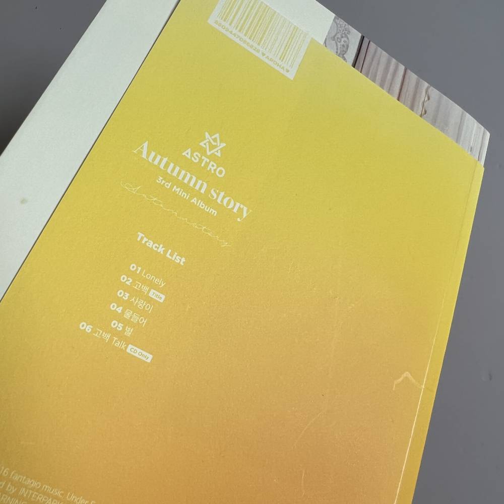 ASTRO SIGNED 3RD MINI ALBUM 'AUTUMN STORY' - ORANGE VERSION (V1)